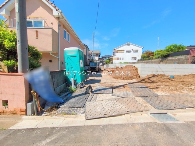 入間市新久・全3棟　新築一戸建　3号棟　～制振装置採用住宅～の外観|現地写真（2025年8月15日撮影）