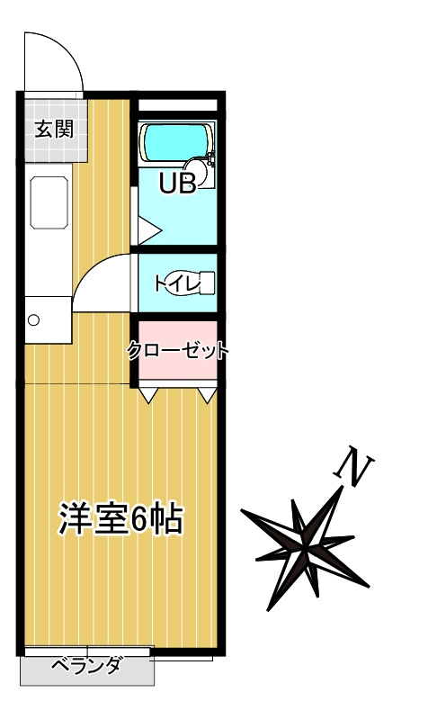 レプラカーンの間取り|洗濯機置場も室内、収納もあり。BT別も魅力です。