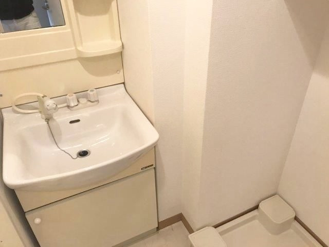 サヴォイザ・リバーテラスの洗面所