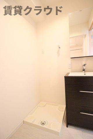 リブリ・エイリアスの洗面所|洗濯機置場