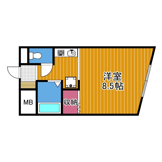 レディースマンションプリンセスの間取り|イメージ画像になります。