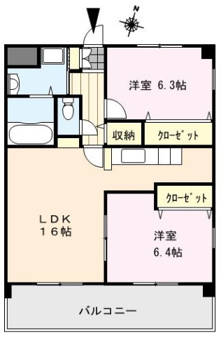 レジデンシャルの間取り