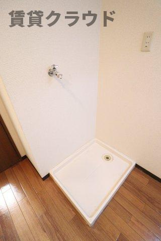 グレイス青山の洗面所|広い洗面スペース