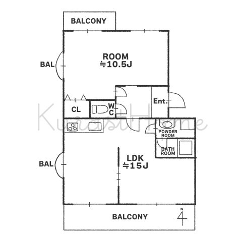 エメラルドマンション十条大宮　3階