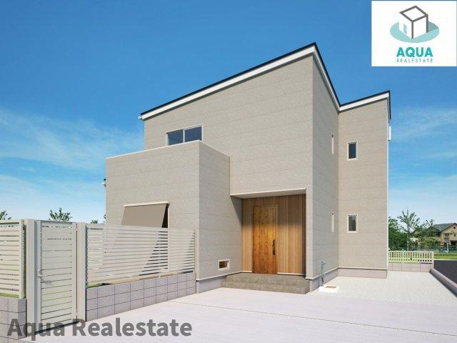 高松市木太町の新築一戸建の玄関|明るい玄関です