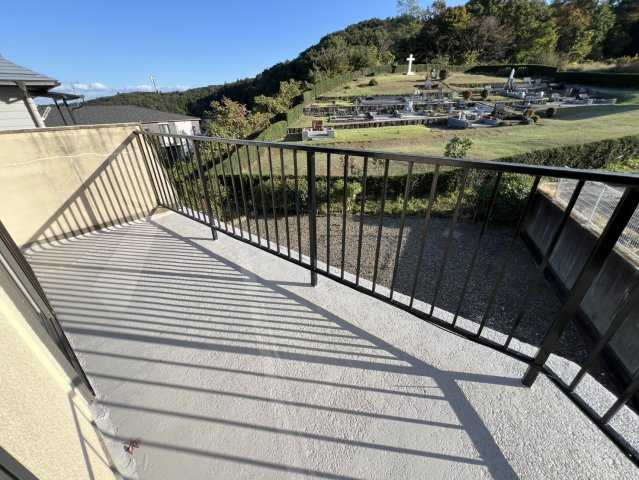 白河市菅生舘戸建のバルコニー