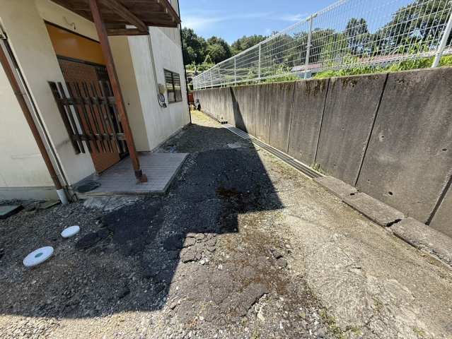 白河市菅生舘戸建の庭