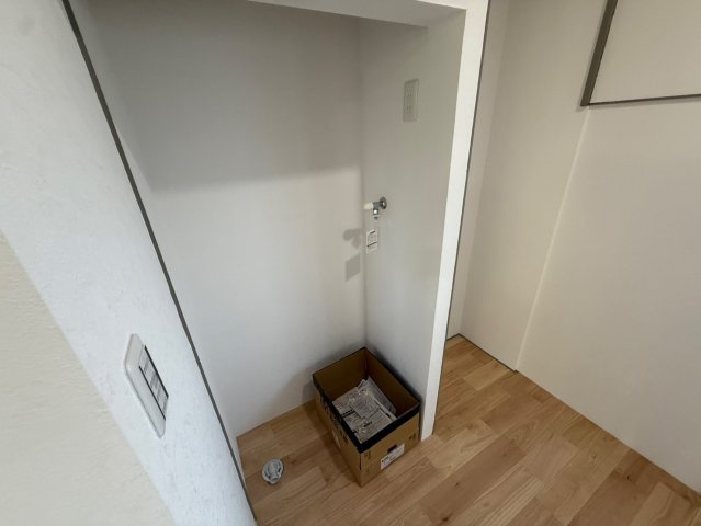 白河市菅生舘戸建の玄関