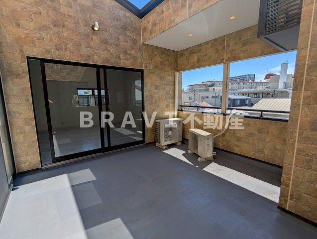 徳原マンションのバルコニー