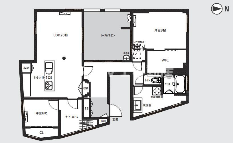 徳原マンションの間取り