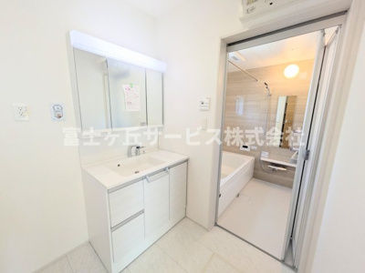 【脱衣所】 | 浜松市中央区泉4丁目 新築一戸建て | 脱衣場です