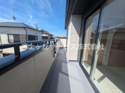 【バルコニー】 | 浜松市中央区泉4丁目 新築一戸建て | バルコニーです