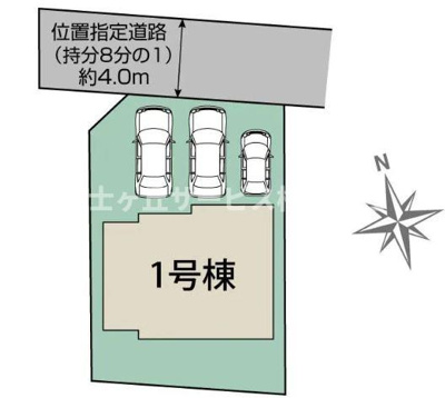 【区画図】 | 浜松市中央区泉4丁目 新築一戸建て | 区画図です