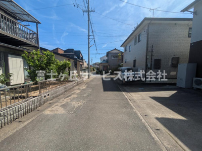 【前面道路含む現地写真】 | 浜松市中央区泉4丁目 新築一戸建て | 前面道路です