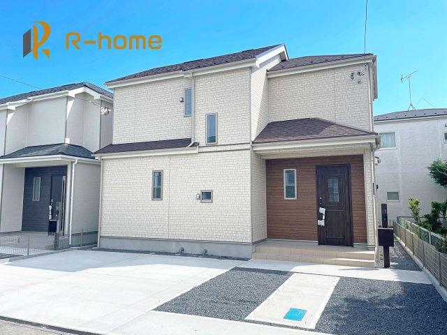 水戸市見和3丁目　新築戸建て　A号棟の外観|ご予約を頂ければ、『平日』はもちろん『早朝』や『夜間』もご見学可能です♪お気軽にお申し付けください♪