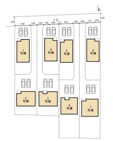 碧南市相生町第1（新築一戸建）の区画図