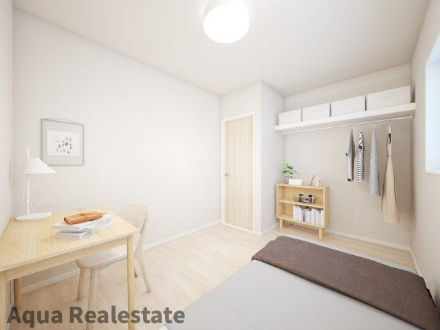 高松市仏生山町甲の新築一戸建の寝室|ゆとりの広さです