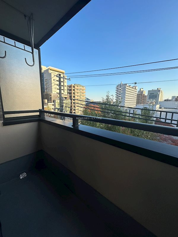 ヒノデハットのバルコニー