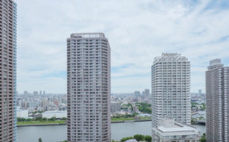 シティフロントタワーの外観