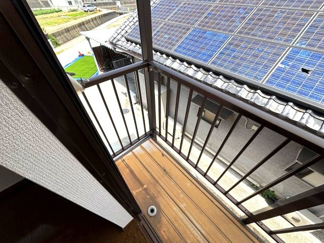 ベルメゾン一須賀Ⅲ号館のバルコニー