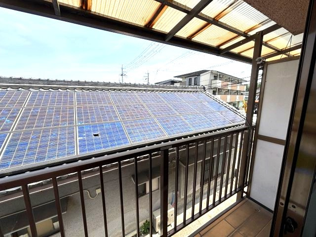 ベルメゾン一須賀Ⅲ号館のバルコニー