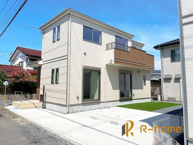 水戸市元吉田町　新築戸建て　A号棟の外観|ご予約を頂ければ、『平日』はもちろん『早朝』や『夜間』もご見学可能です♪お気軽にお申し付けください♪