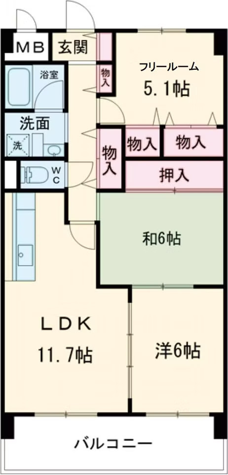 メゾン・ポレールの間取り