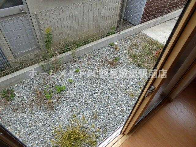 東大阪市森河内西２丁目の一戸建ての庭|専用庭