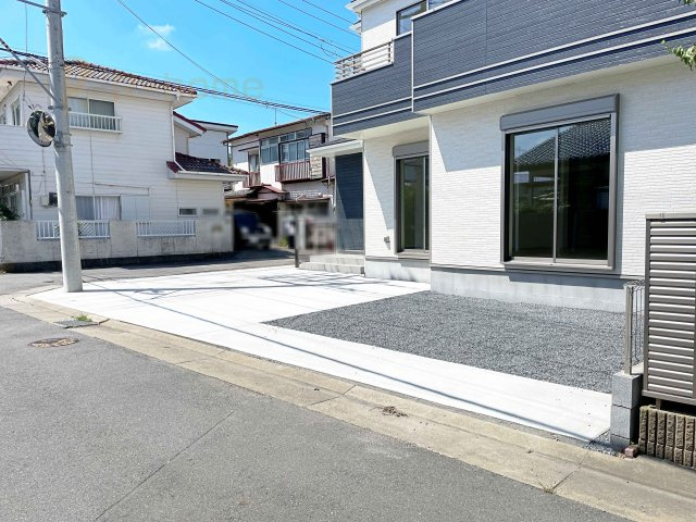 水戸市元吉田町　新築戸建て　B号棟の駐車場|カースペースは2台お停めいただけます♪