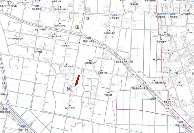 【地図】 | 売地：新田中江田町