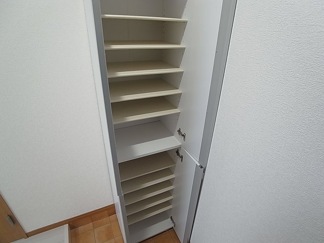 神戸市兵庫区西橘通１丁目の賃貸マンションの玄関|シューズボックスも有ります