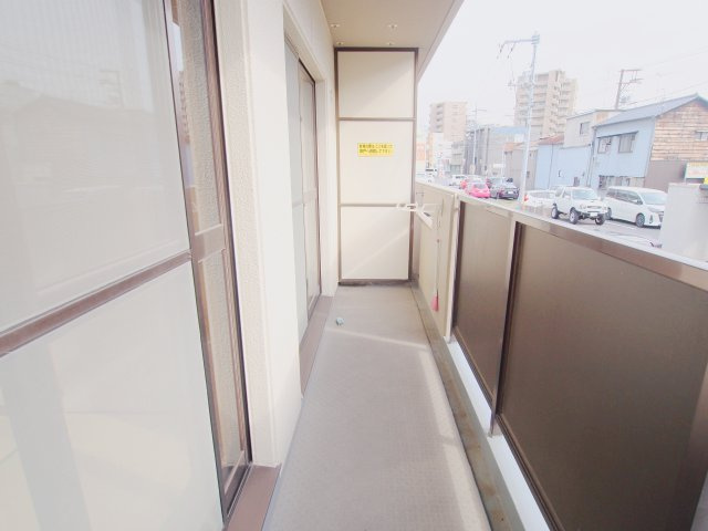 第二ハイツ東青崎のバルコニー