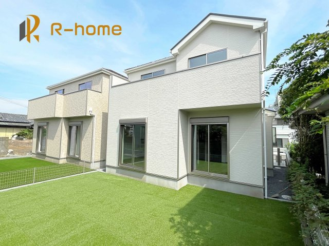 水戸市若宮2丁目　新築戸建て　B号棟の外観|ご予約を頂ければ、『平日』はもちろん『早朝』や『夜間』もご見学可能です♪お気軽にお申し付けください♪