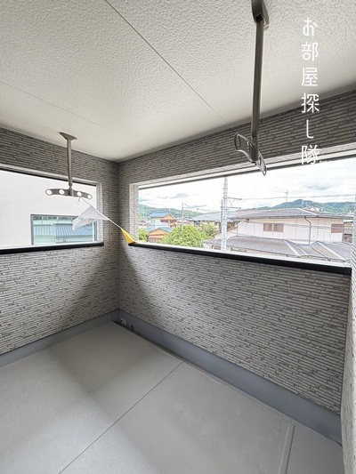 久留米市高良内町の中古一戸建のバルコニー