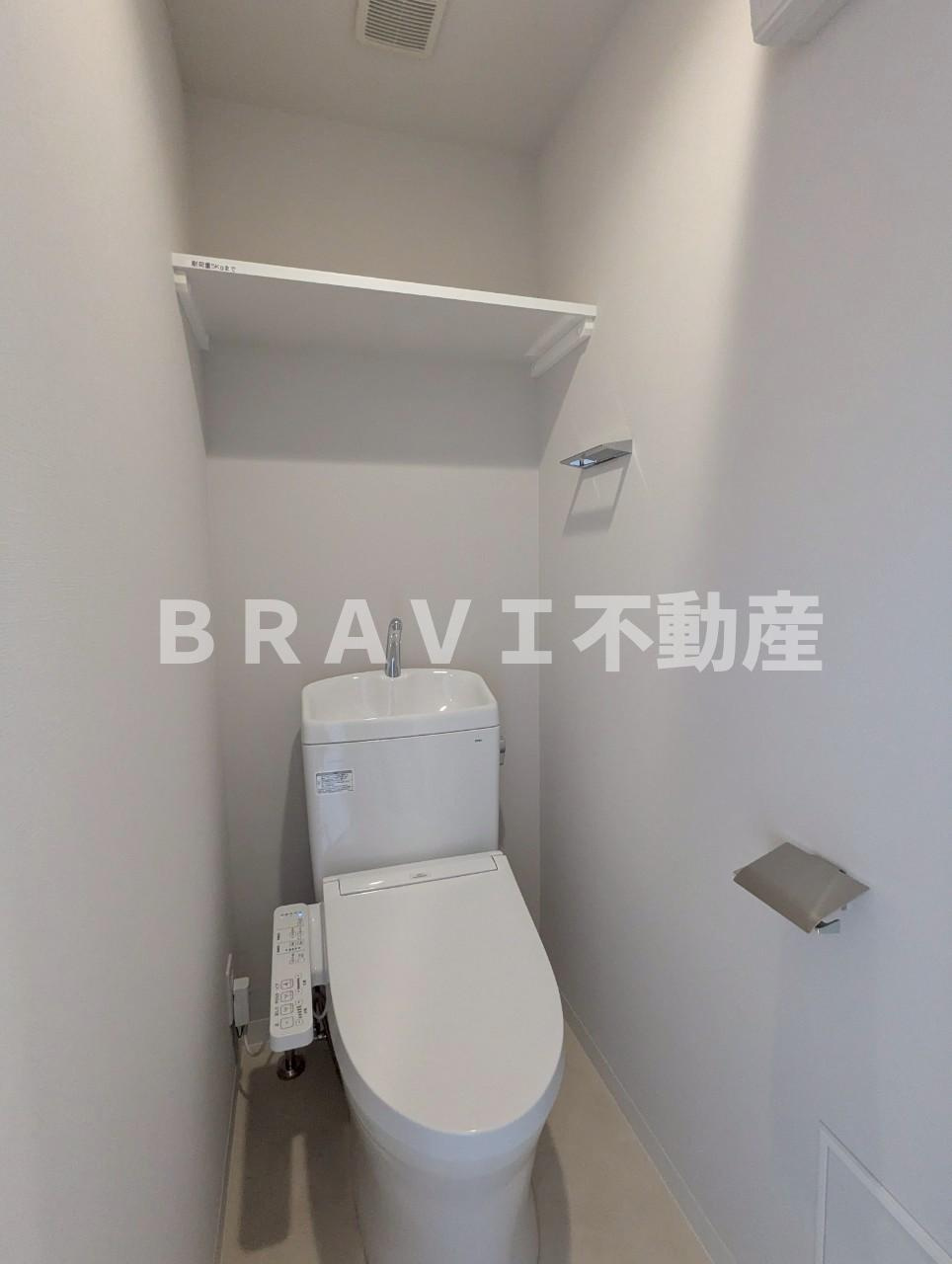 リヴェント森ノ宮 BRAVI不動産のトイレ