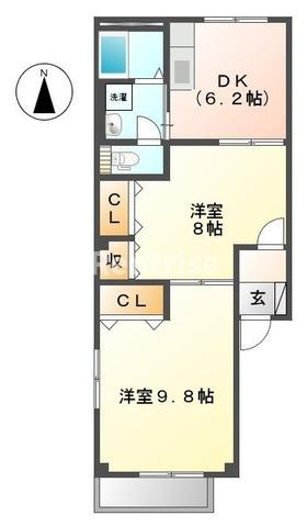 エターナルパレスの間取り|間取図