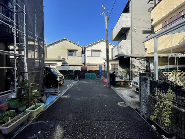 茄子作北町　新築一戸建の前面道路含む現地写真