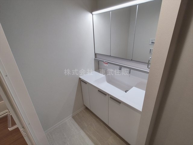 【独立洗面台】 | アステールふじみ野アバンシー | 独立洗面台、朝の身支度には欠かせません