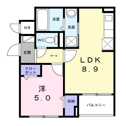 【間取り】 | エアリーⅤ