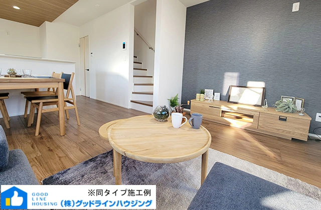 自由が丘本町２期１棟の居間・リビング