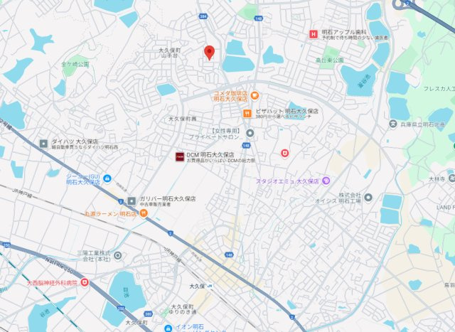 【地図】 | 明石市大久保町大窪　土地