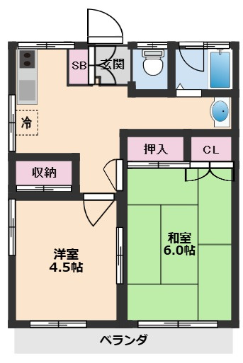 【間取り】 | 第一みつる荘