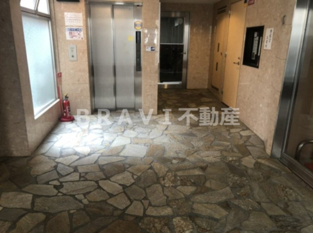 エステムコート大阪城南Ⅱ　BRAVI不動産のロビー|【エステムコート大阪城南Ⅱ】ゆとりのあるロビーです