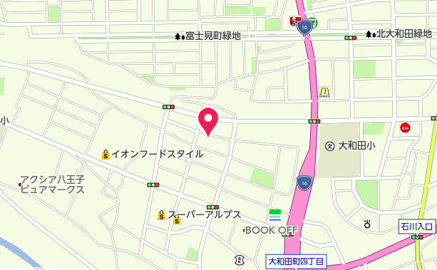 祝　成約済み　八王子市　大和田町　新築戸建て　６期の地図|～仲介手数料無料☆八王子ひなた不動産～　八王子市大和田町　新築戸建て