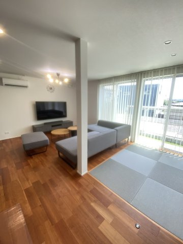 【居間・リビング】 | 山鹿市中　平屋戸建