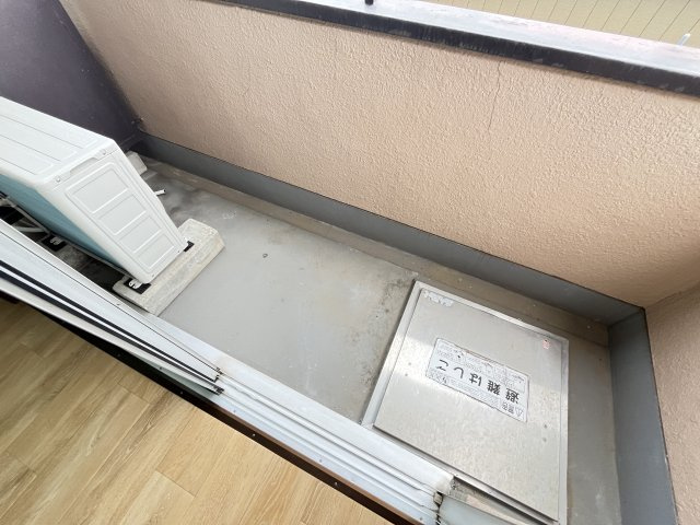 カーサセレーネ1号館のバルコニー