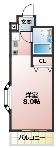 カーサセレーネ1号館の間取り