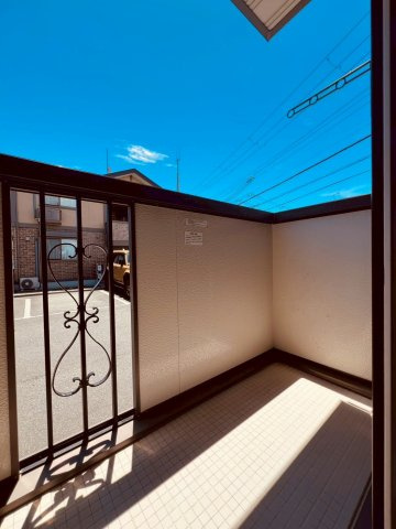リビングタウン魚住のバルコニー