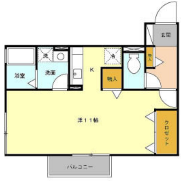 メイプル ブランシェⅡの間取り