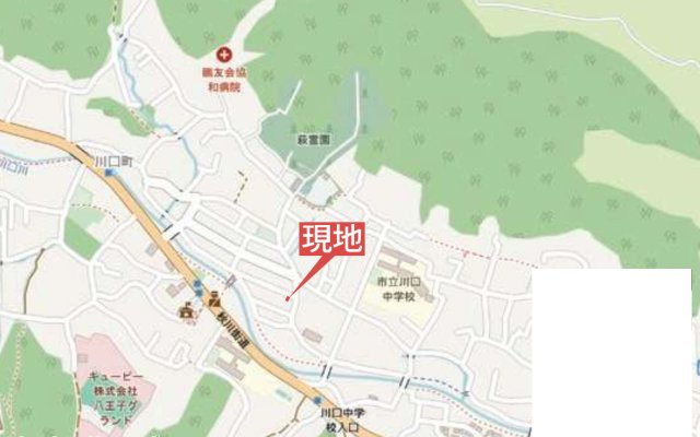 祝　成約済み　八王子市　川口町　新築戸建て　３期の地図|～仲介手数料無料☆八王子ひなた不動産～八王子市川口町　新築戸建て